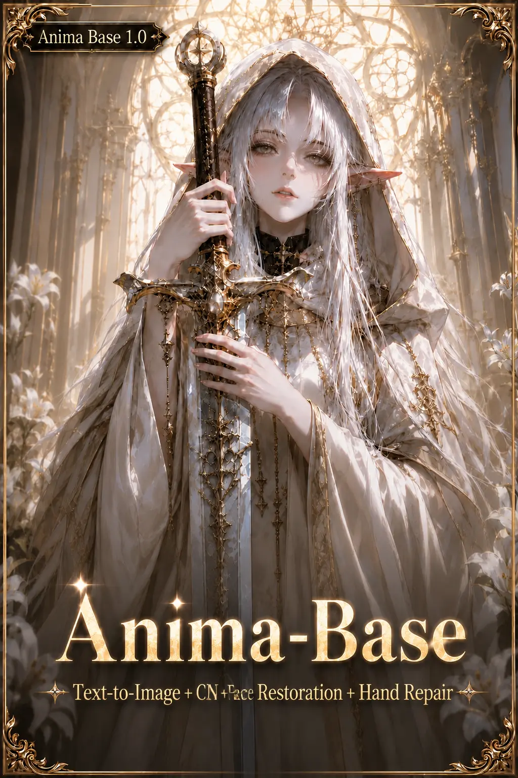 Anima Base Text-to-Image CN Fix Face Fix Hand