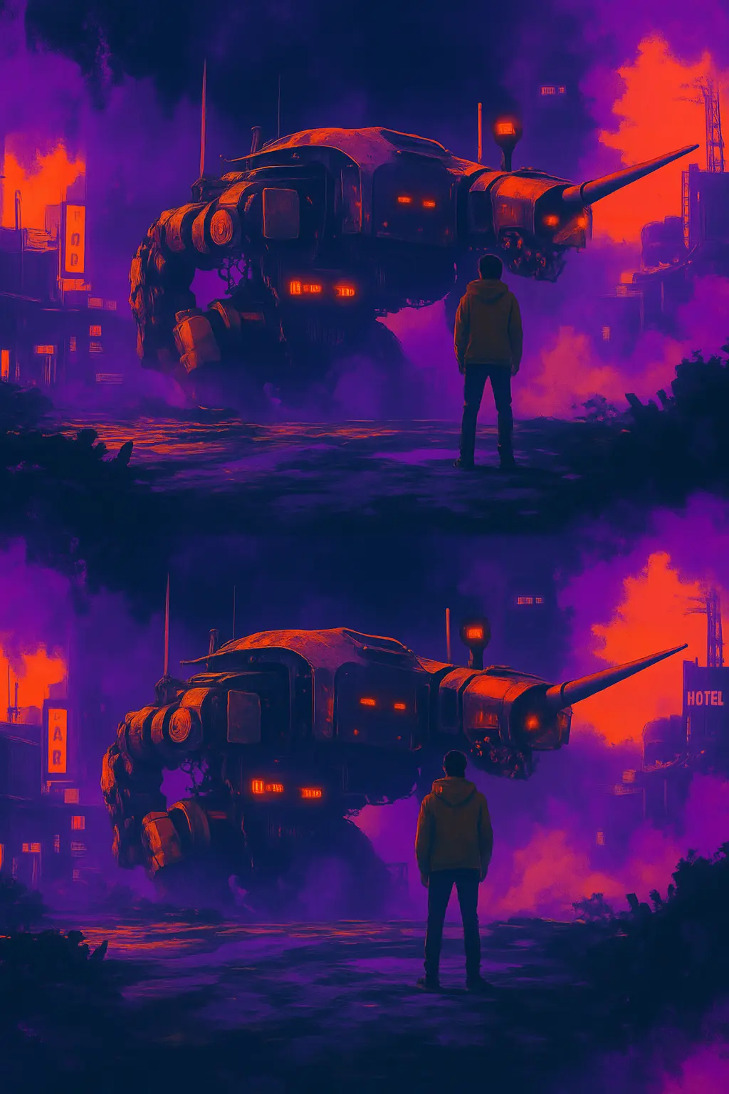 Redraw cycle 8-frame overlap