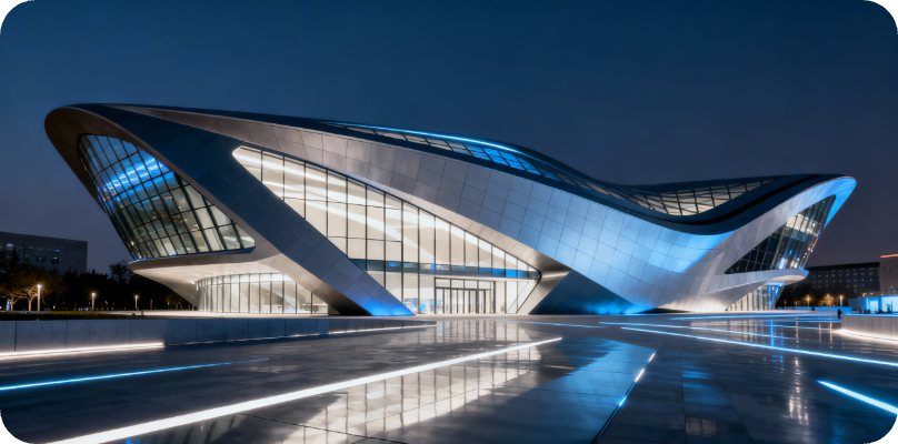 Qwen Generate Image Architecture and Interior Design